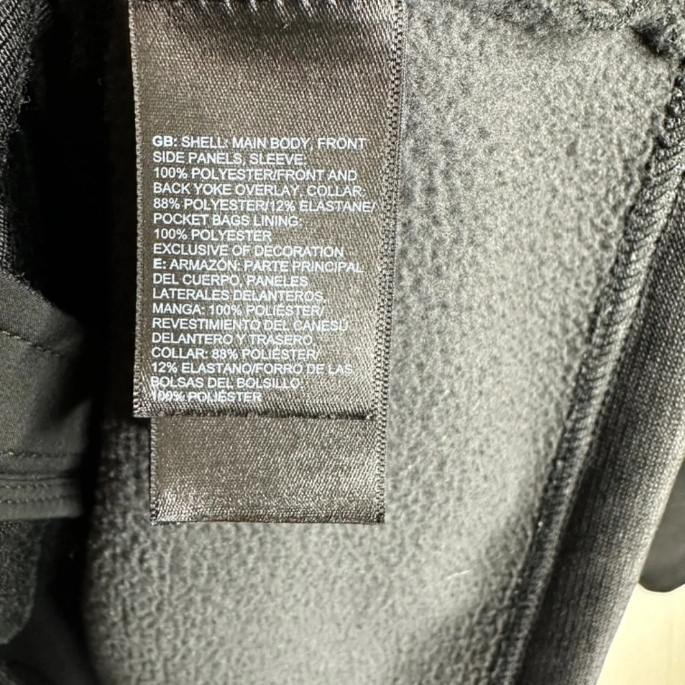 The‎ North Face Men's Fleece Jacket Pleather Mono Patch Size Medium